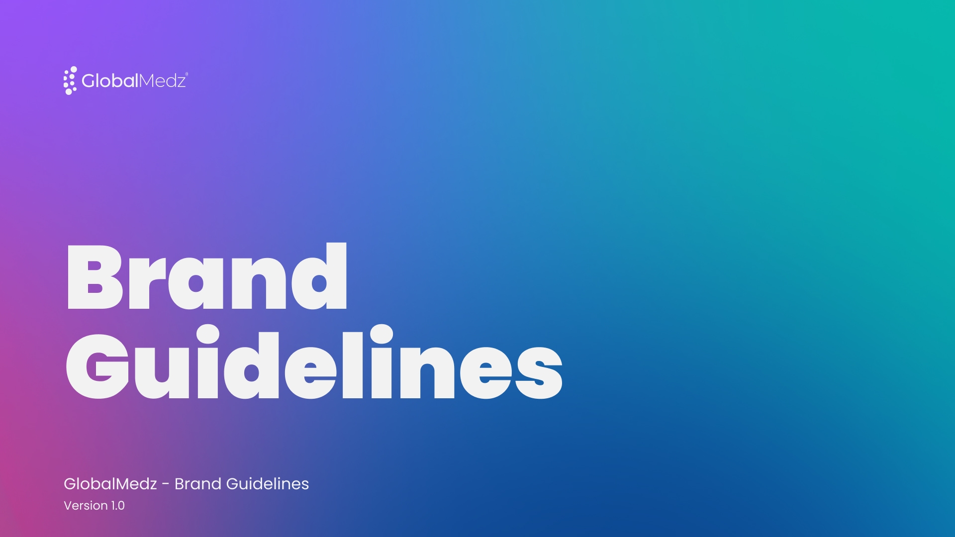 GlobalMedz Brand Identity & Guidelines Design